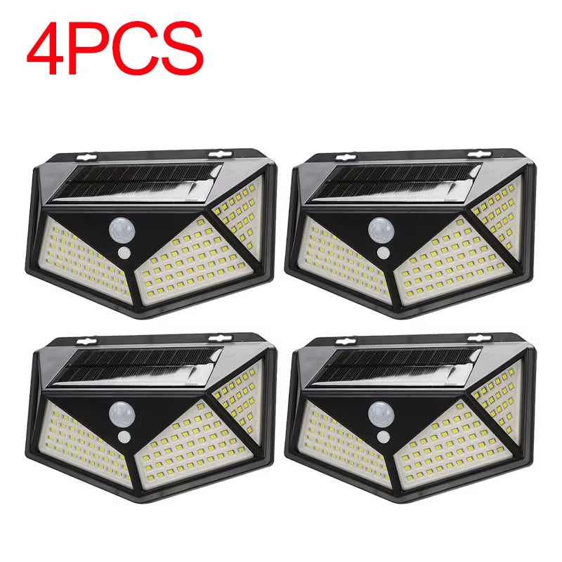 Multifunctional Solar Lamp Outdoor Garden Decoration Solar Led Light Waterproof Sunlight Powered Spotlight with Motion Sensor