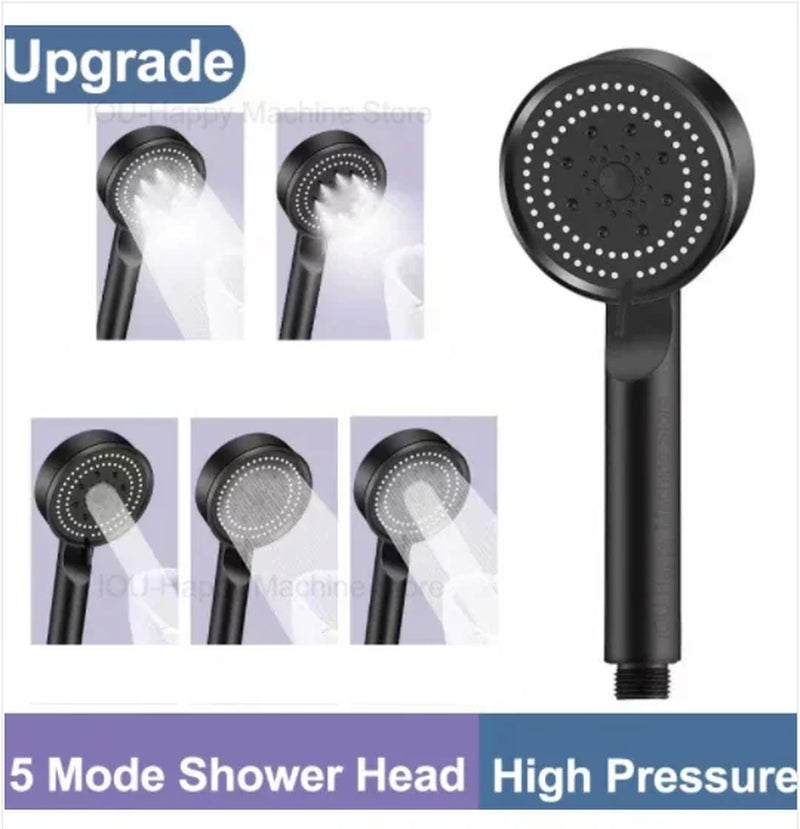 5 Modes Shower Head High Pressure Showerhead Portable Filter Rainfall Faucet Tap Bathroom Bath Home Innovative Accessories