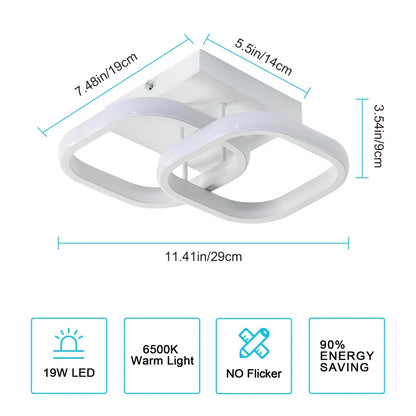Luebbert LED Semi Flush Mount