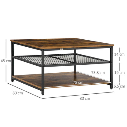 Sevon Four Leg Coffee Table with Storage