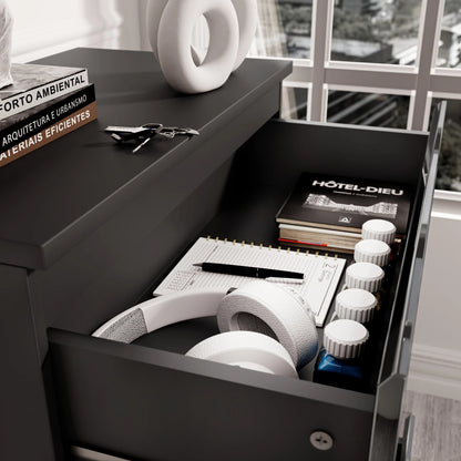 High Gloss Chest of Drawers – Tall & Wide Bedroom Storage Cabinet