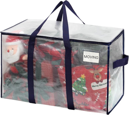 8-Pack Extra Large Moving & Storage Bags with Zippers – Heavy-Duty, Water-Resistant Packing Totes with Label Pocket