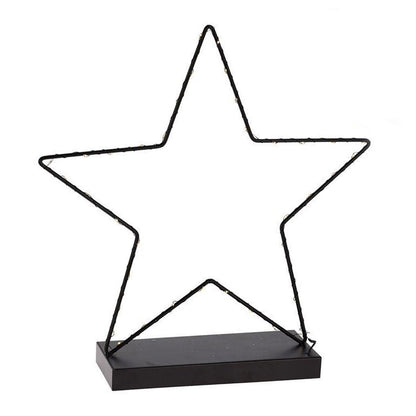 Large LED Star Ornament – Battery-Operated Light-Up Christmas Decoration