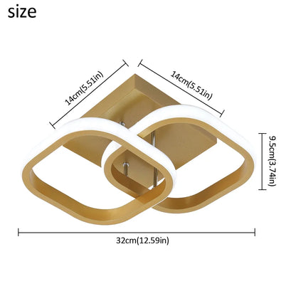 Modern Acrylic Led Ceiling Lamp Home Appliance Decor Lighting Surface Mounted Balcony Corridor Indoor Bedroom Aisle Luminaire