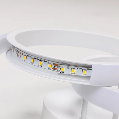 Verbrande 2-Light 25Cm LED Integrated Semi Flush Mount