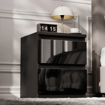 High Gloss Chest of Drawers – Tall & Wide Bedroom Storage Cabinet