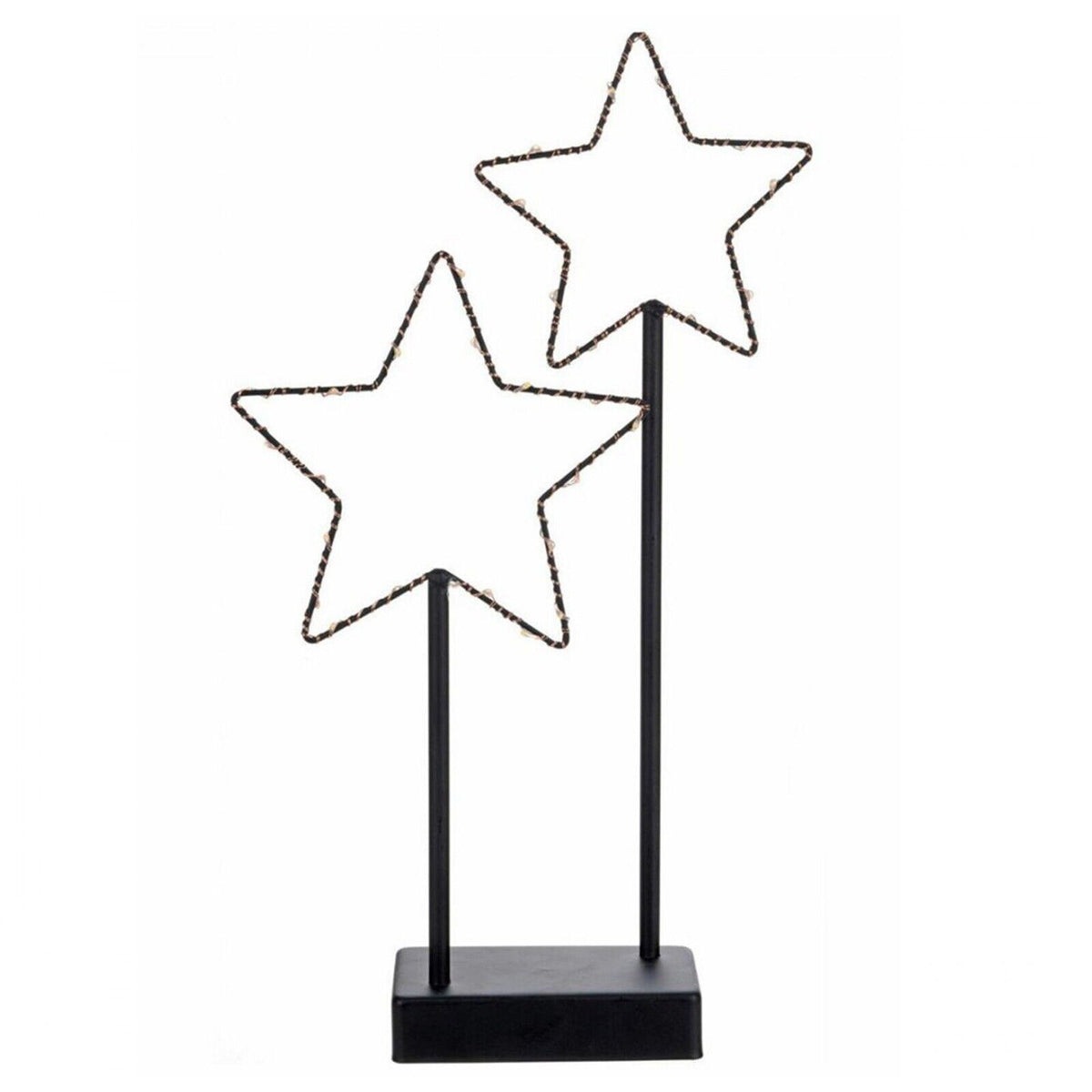 Large LED Star Ornament – Battery-Operated Light-Up Christmas Decoration