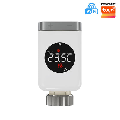 Tuya Smart Thermostat Radiator Actuator TRV Wifi Thermostatic Valve Heating Smart Valvetemperature Controller Alexa Google Home