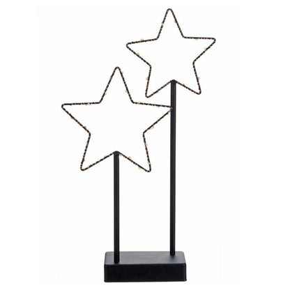 Large LED Star Ornament – Battery-Operated Light-Up Christmas Decoration