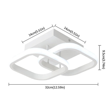 Modern Acrylic Led Ceiling Lamp Home Appliance Decor Lighting Surface Mounted Balcony Corridor Indoor Bedroom Aisle Luminaire