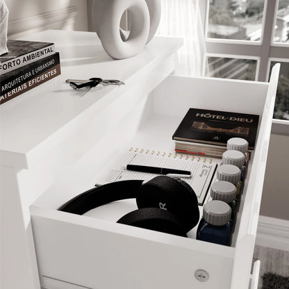 High Gloss Chest of Drawers – Tall & Wide Bedroom Storage Cabinet