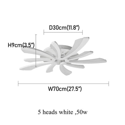 Modern Led Acrylic Ceiling Light Fixture Creative Design Led Chandelier Ceiling Lamps RC Dimming Indoor Lighting Plafon Lustres