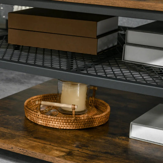 Sevon Four Leg Coffee Table with Storage
