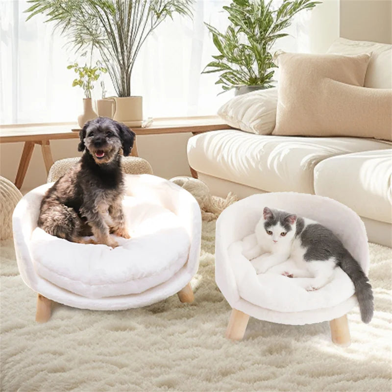 Luxury Kaela Round Pet Sofa - Comfort for Your Furry Friend