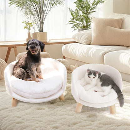Luxury Kaela Round Pet Sofa - Comfort for Your Furry Friend