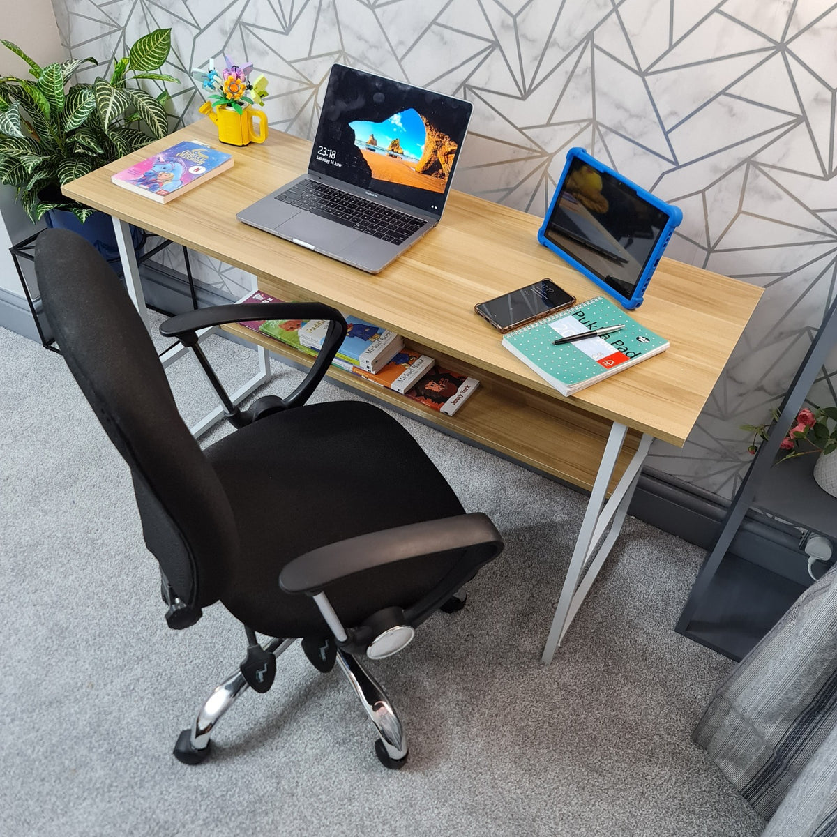 Computer Desk Workstation Laptop PC Table Home Office Study UKED