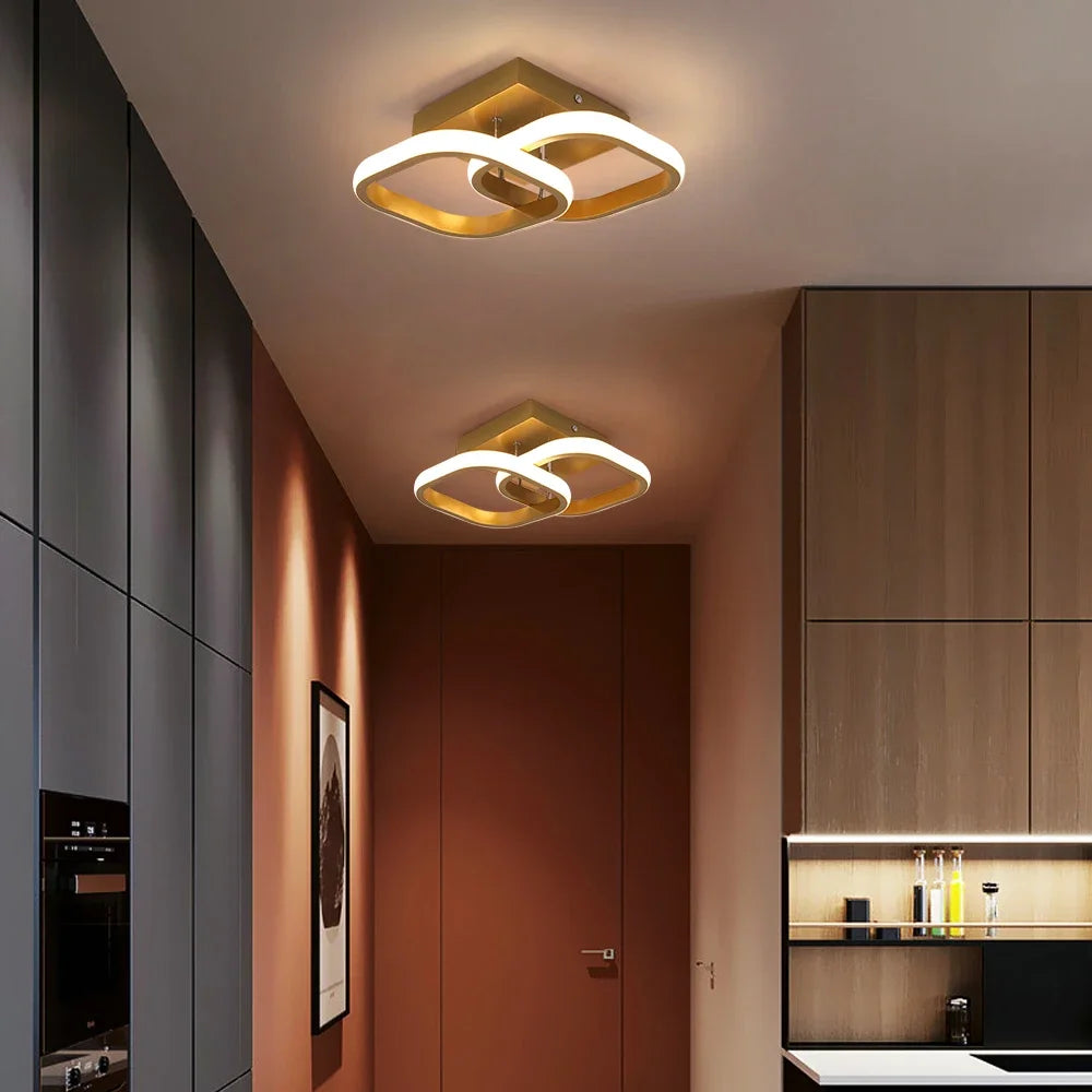 Modern Acrylic Led Ceiling Lamp Home Appliance Decor Lighting Surface Mounted Balcony Corridor Indoor Bedroom Aisle Luminaire