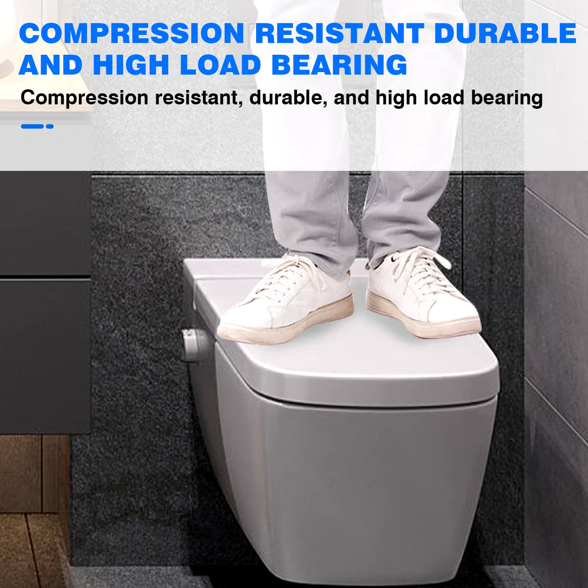 Toilet Seat, Soft Close Toilet Seats White with Quick Release, Sturdy Duroplastic Anti-Bacterial Toilet Lid WC Seats