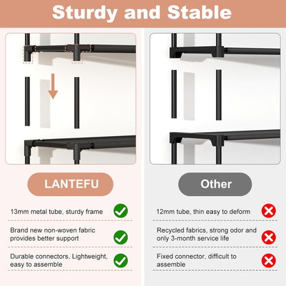 Maximize Your Space with Our 10-Tier Tall Shoe Rack - Store 20-25 Pairs of Boots with Style and Ease!