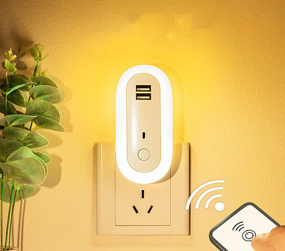 Bedroom Remote Control Timing Oval Control Led Night Light