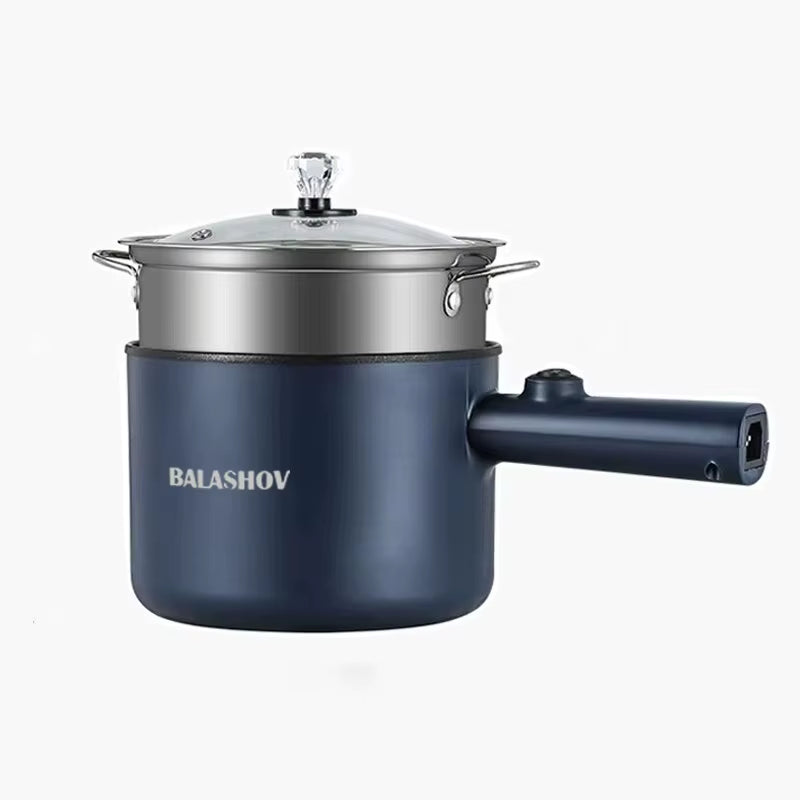 Mini Electric Multi-Cooker – Dual-Layer Non-Stick Hot Pot & Rice Cooker for Dorm & Small Kitchens